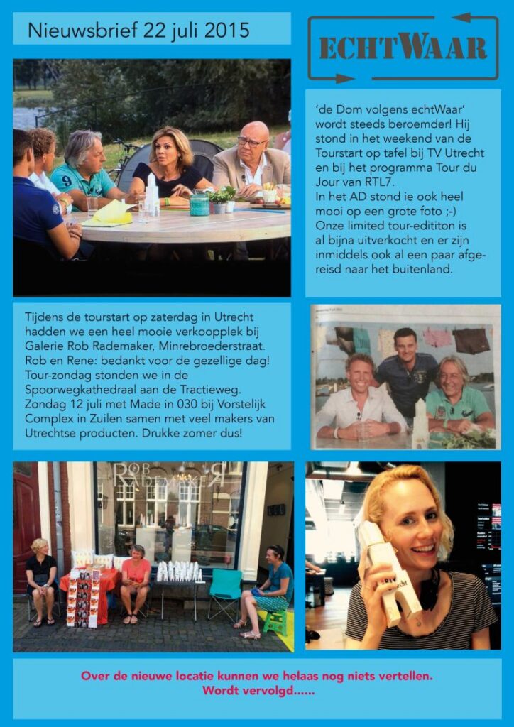 Nieuwsbrief juli 2015