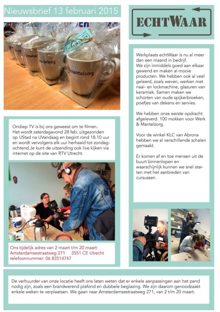 Nieuwsbrief februari 2015