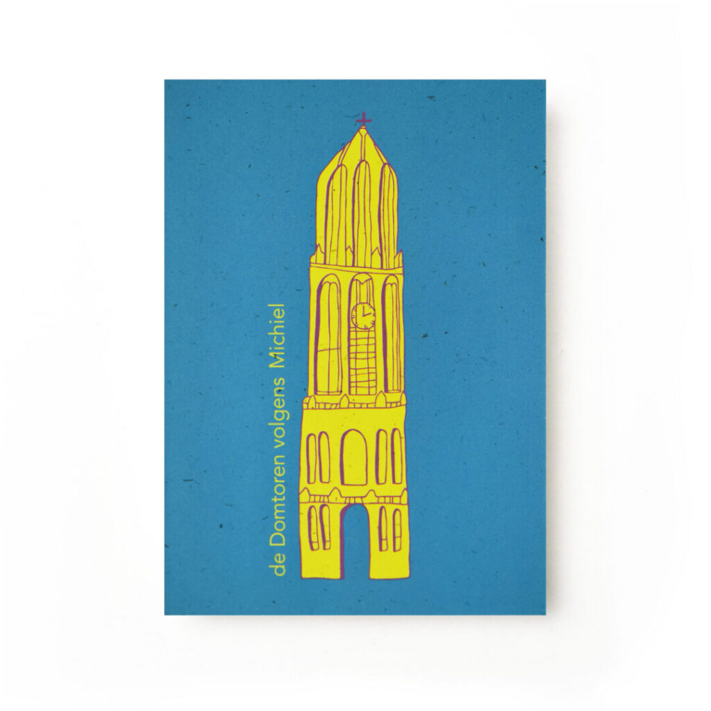 Kaart / Poster de Domtoren volgens Michiel