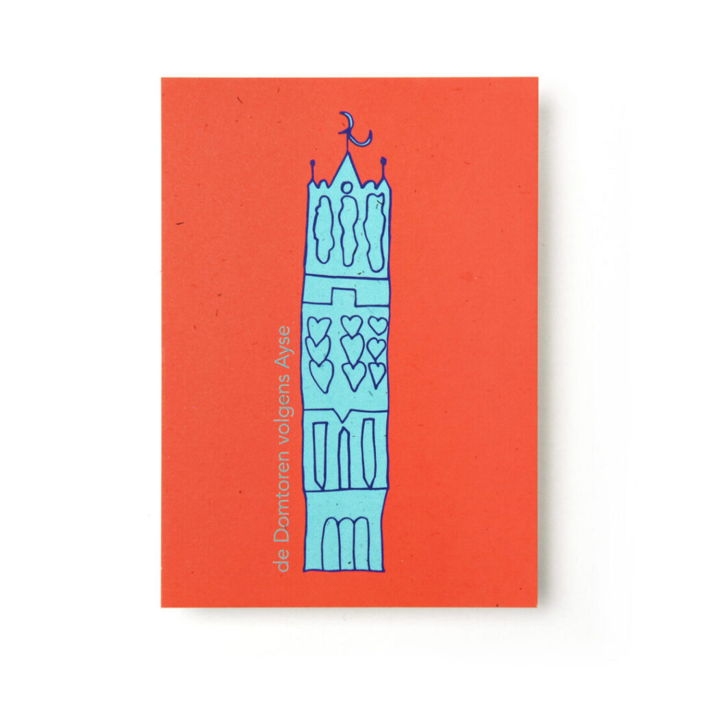 Kaart / Poster Domtoren volgens Ayse