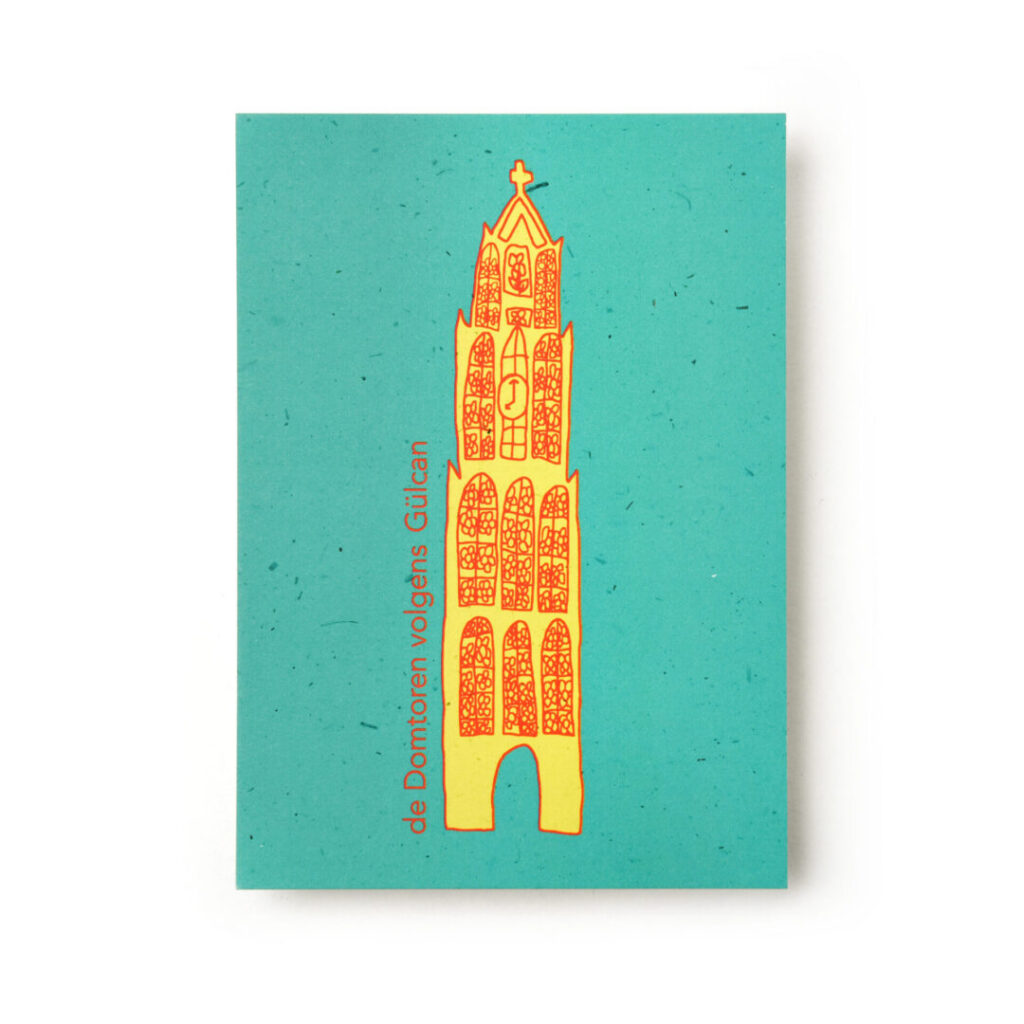Kaart / Poster Domtoren volgens Gülcan