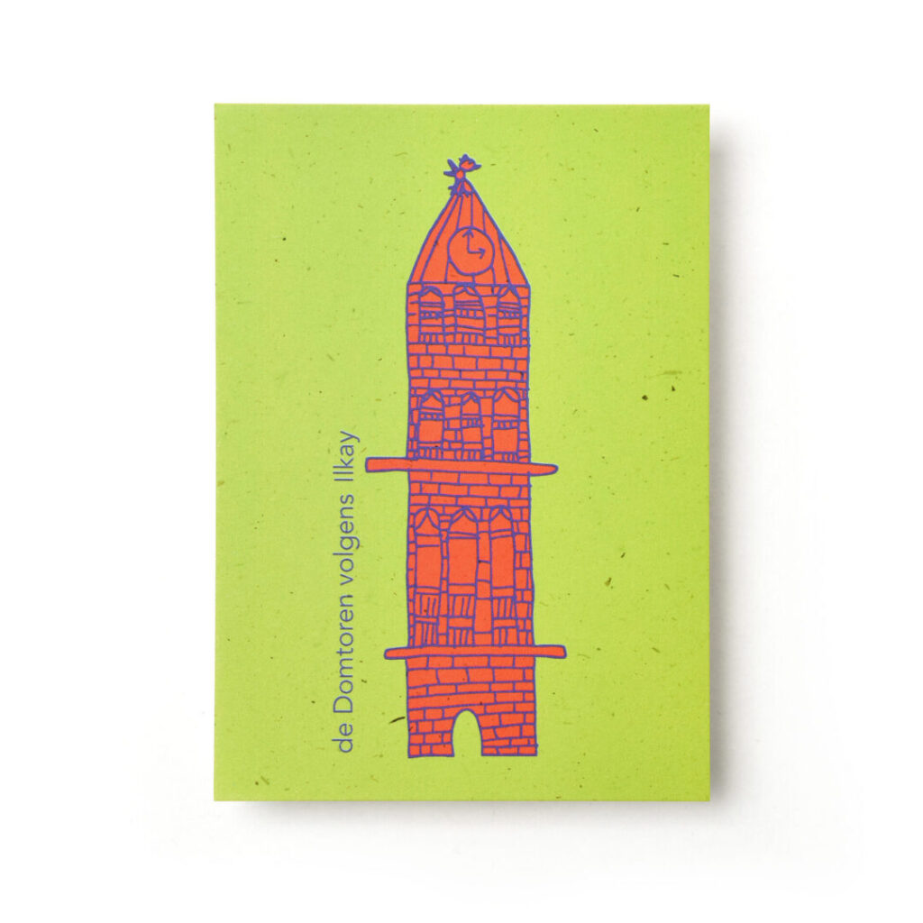 Kaart / Poster Domtoren volgens Ilkay