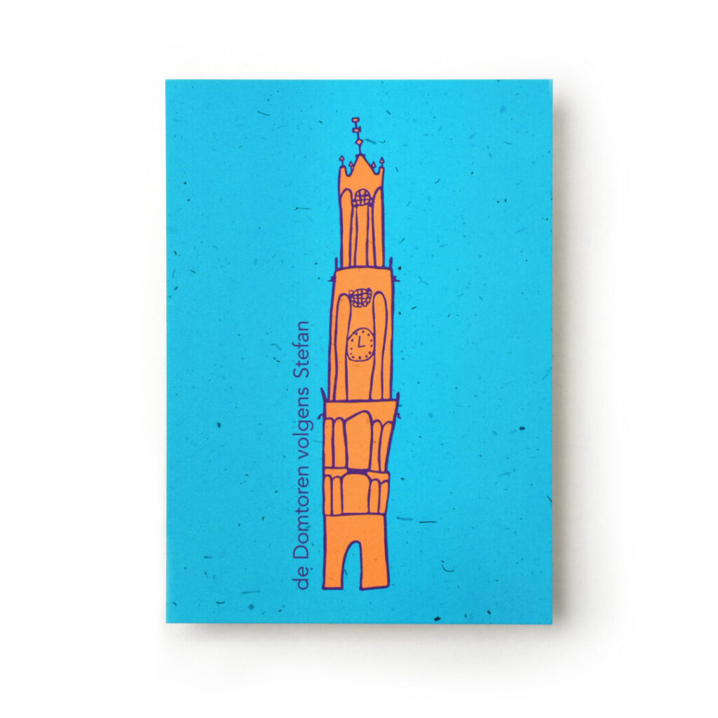 Kaart / Poster Domtoren volgens Stefan