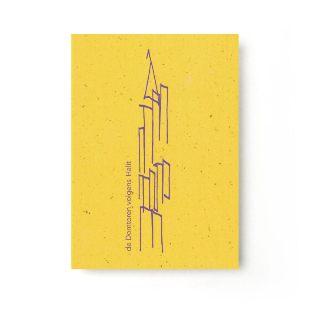Kaart / Poster de Domtoren volgens Halit