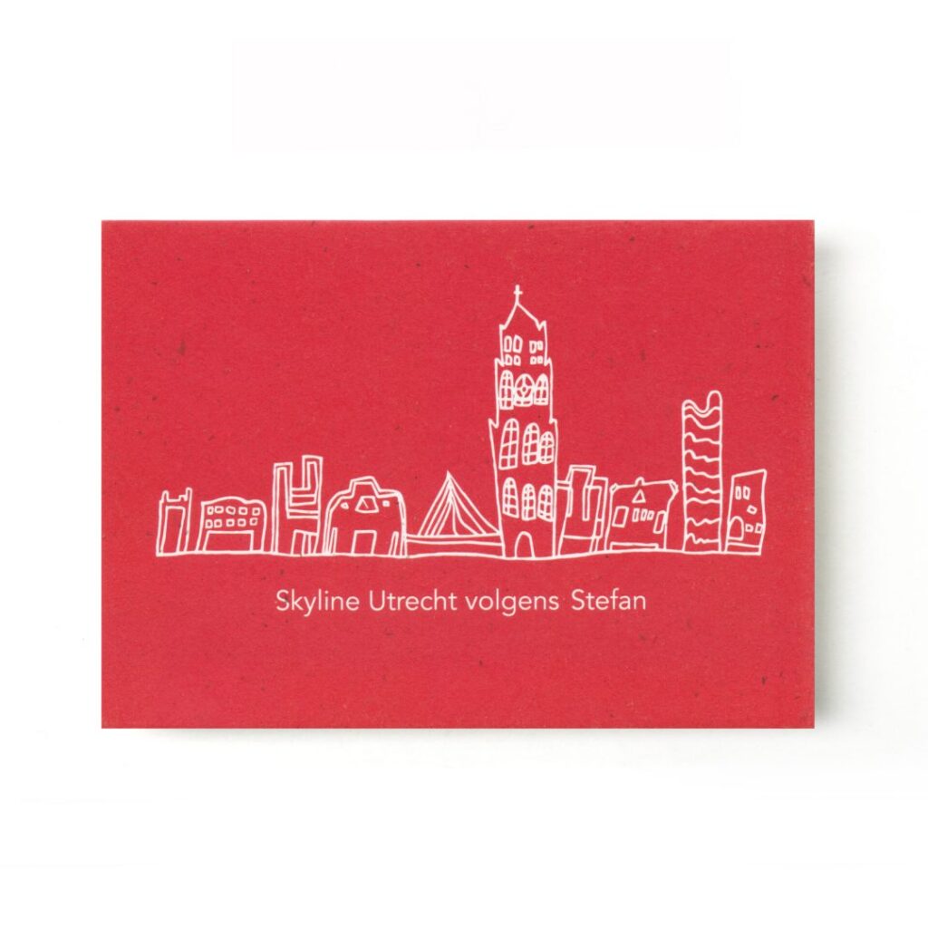 Kaart Skyline Utrecht volgens Stefan