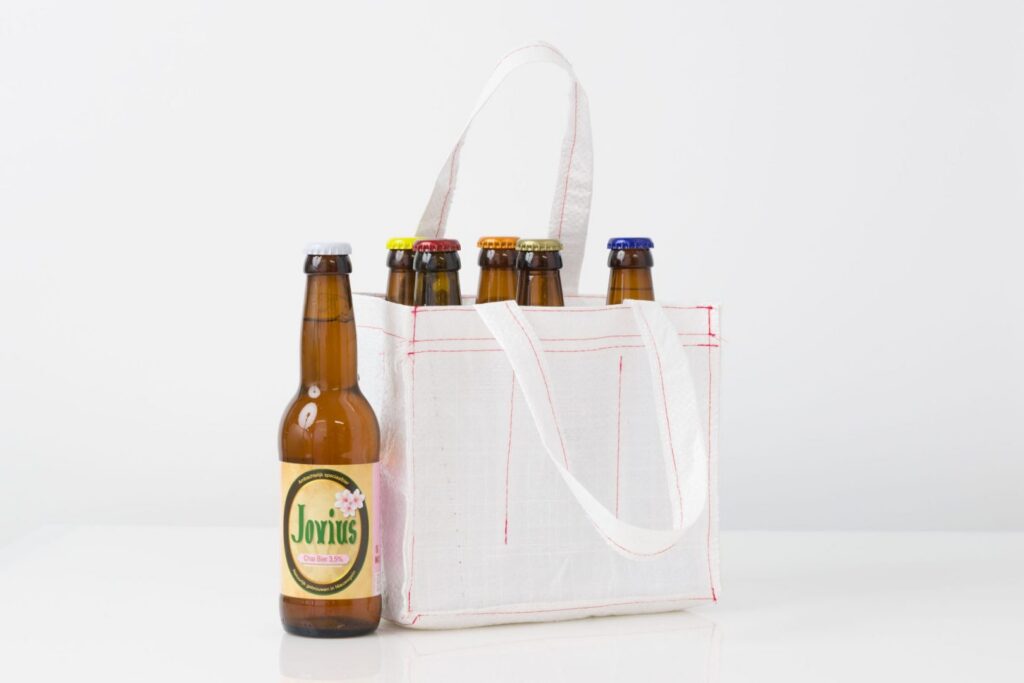 Cadeautas bierflessen