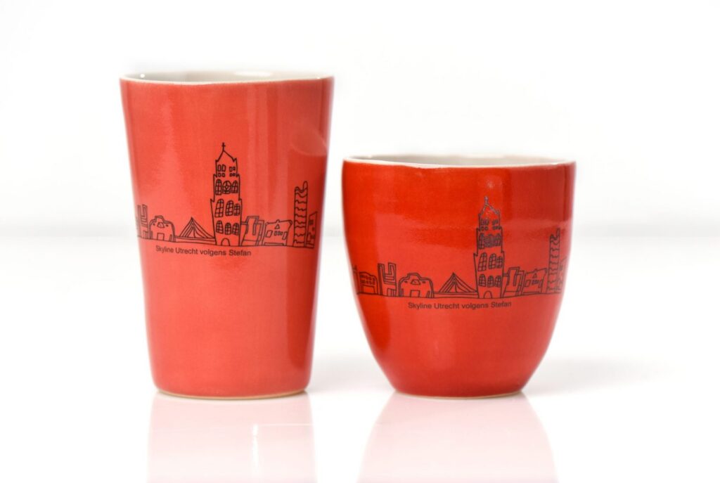 Beker met Skyline van Utrecht